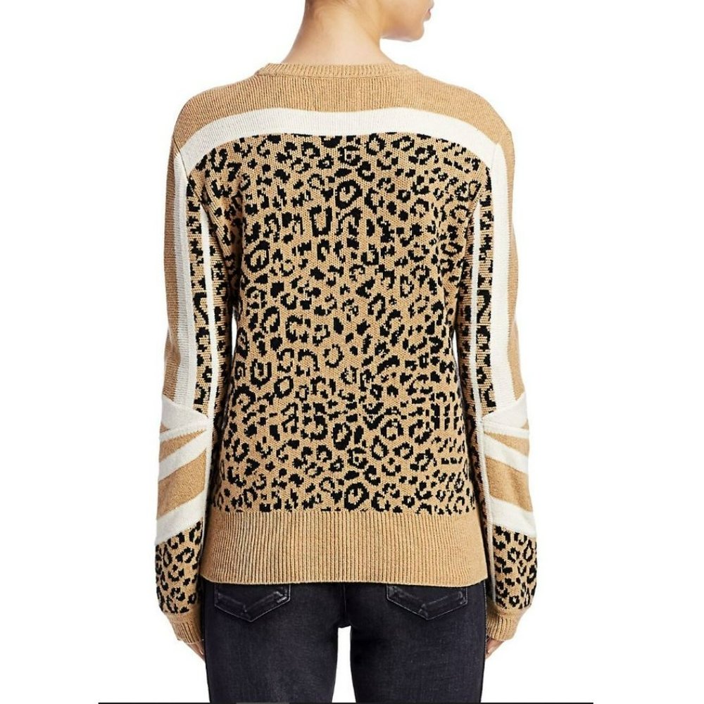 Current/Elliot Duvall Leopard Print Camel Black W… - image 4
